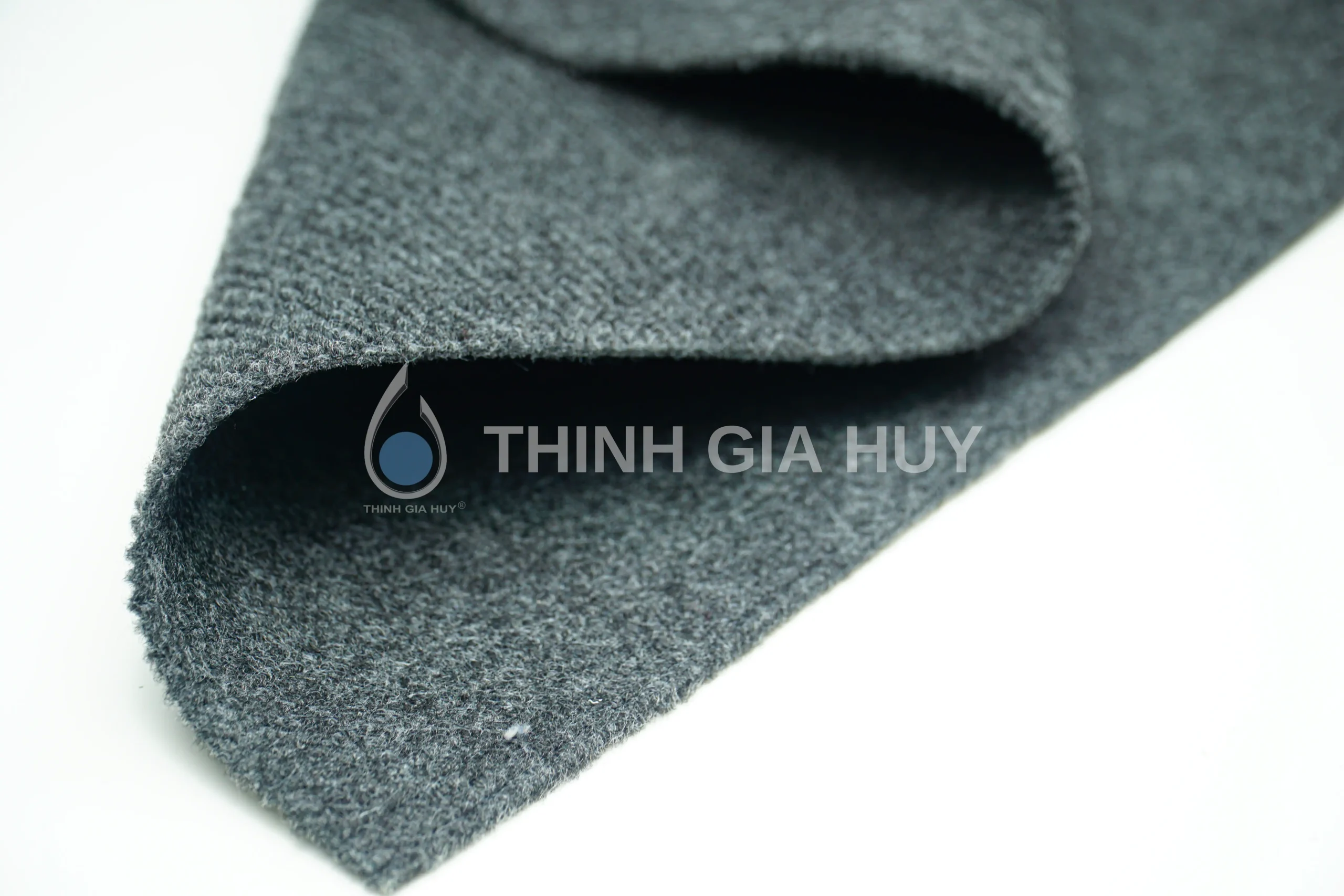 Vải nỉ xăm kim (felt) thảm gân