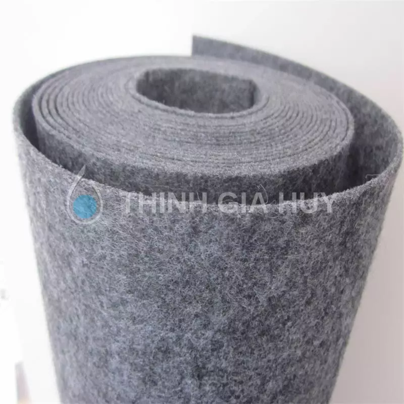 Vải nỉ xăm kim (felt) lót nội thất ô tô