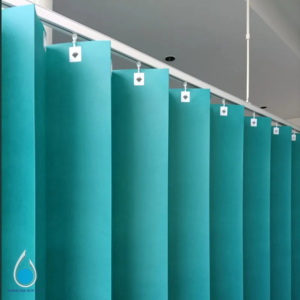 Rèm dùng một lần bằng vải không dệt chống vi khuẩn và chống cháy cho bệnh viện